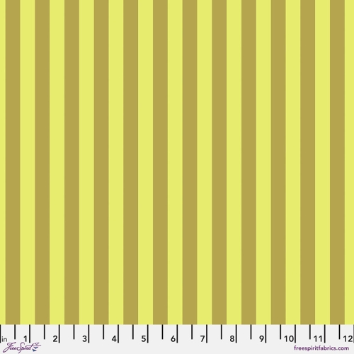 Tula Pink - Neon True Colors - Neon Tent Stripe - Moon Beam